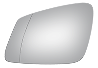 SIDE VIEW MIRROR W WIDE ANGLE